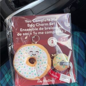 COPY - Tim Hortons Valentines Day 2025 You complete me bag charms